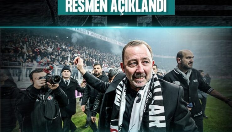 Beşiktaş Sergen Yalçın’ı KAP’a bildirdi