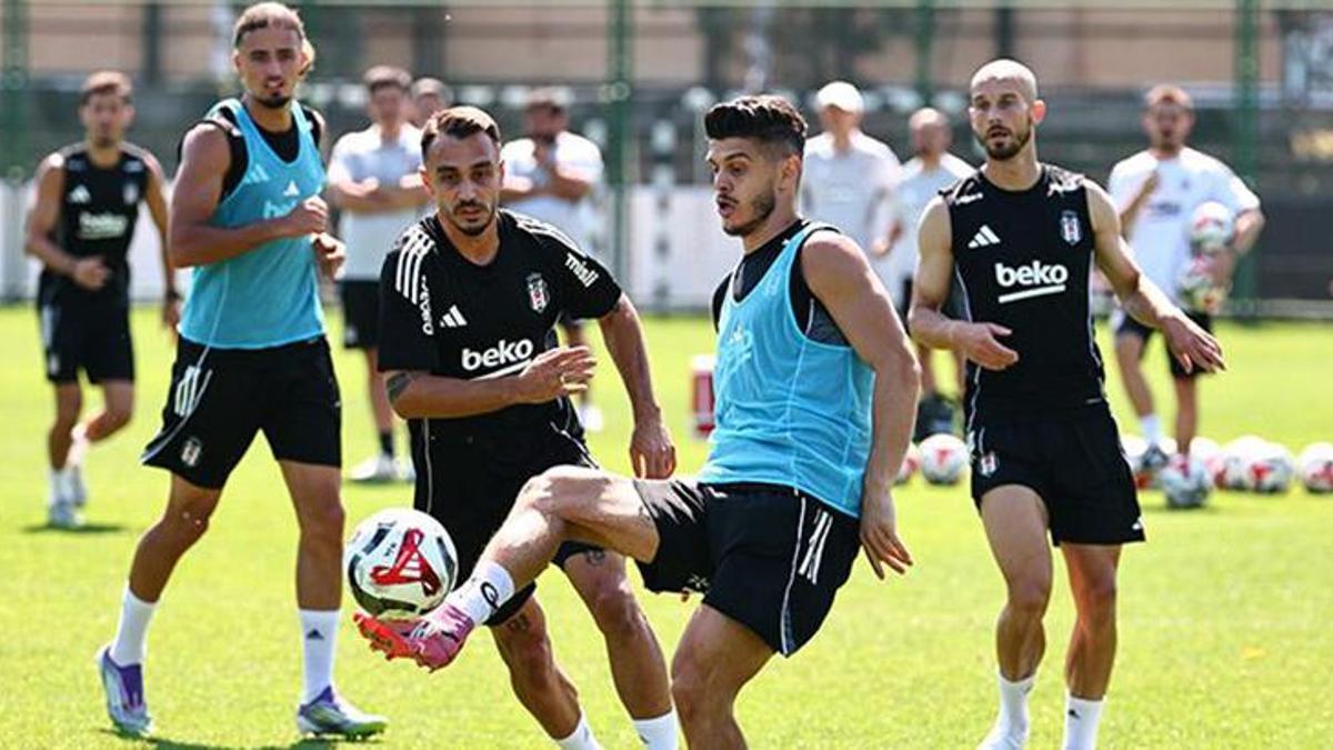 Beşiktaş’ta yeni transfer Cerny ve Gökhan Sazdağı ilk antrenmanına çıktı