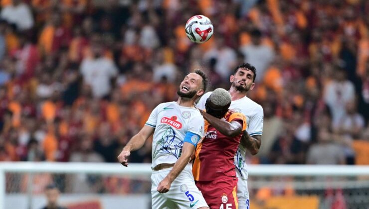 Çaykur Rizespor’un Galatasaray karşısında bulduğu gol VAR’dan döndü!