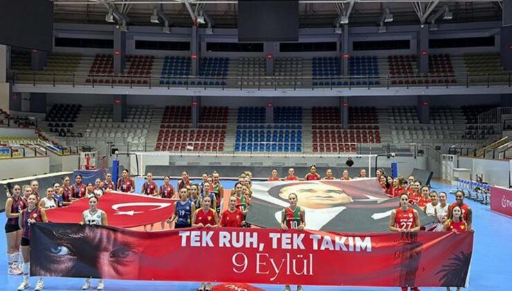 İzmirli voleybolcular 9 Eylül’de tek yürek