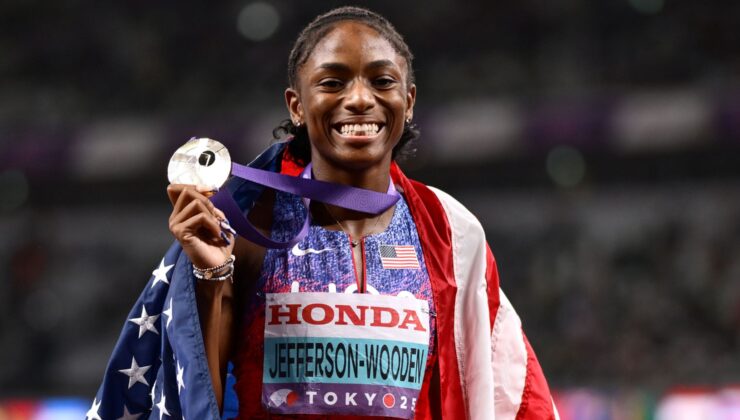 Noah Lyles 200 metrede 4. kez dünya şampiyonu, Jefferson-Wooden’dan duble