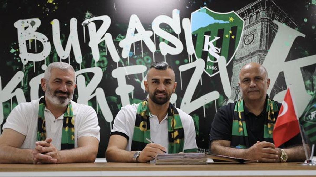 Serdar Dursun resmen Kocaelispor’da! Tecrübeli golcüden 1 yıllık imza