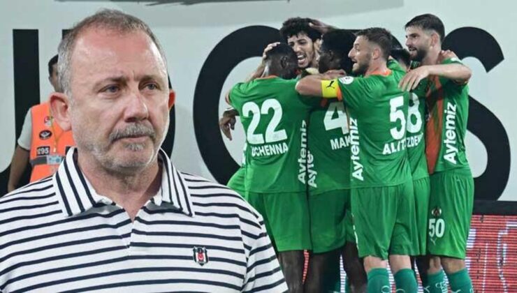 Sergen Yalçın ilk maçında mağlup! ÖZET | Alanyaspor – Beşiktaş maç sonucu: 2-0