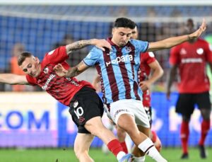 Trabzonspor 1-1 Gaziantep FK MAÇ SONUCU-ÖZET