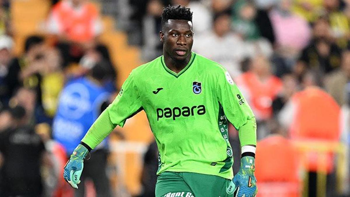 Trabzonspor’da Andre Onana fırtınası! İngiliz basını şaştı kaldı