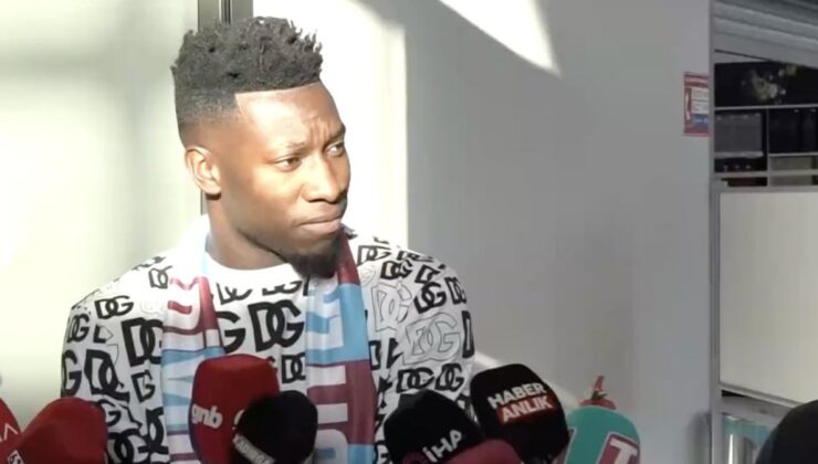 Trabzonspor’un yeni transferi Andre Onana şehre geldi! İşte ilk görüntüleri