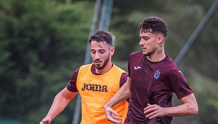 Trabzonspor’un yeni transferi Ernest Muçi ilk antrenmanına çıktı