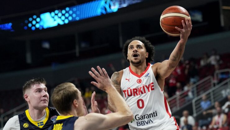 Türkiye 85-79 İsveç MAÇ SONUCU-ÖZET 12 Dev Adam çeyrek finalde!