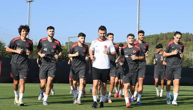 Ümit Milli Futbol Takımı, Hırvatistan maçının hazırlıklarını sürdürdü
