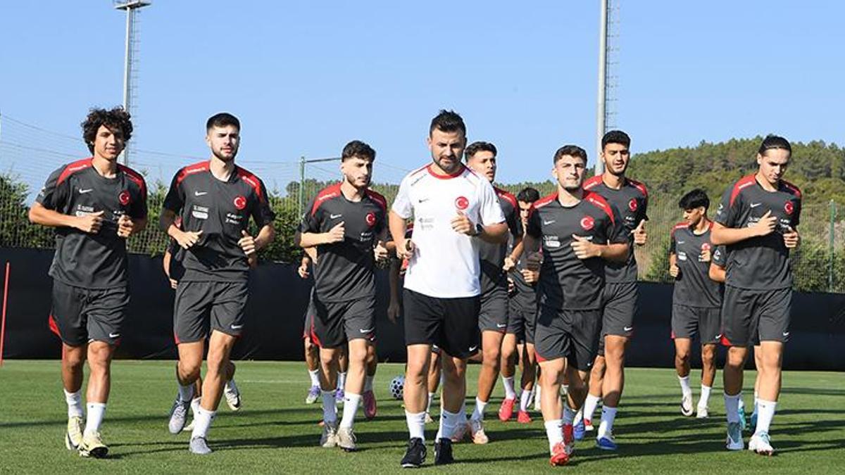 Ümit Milli Futbol Takımı, Hırvatistan maçının hazırlıklarını sürdürdü