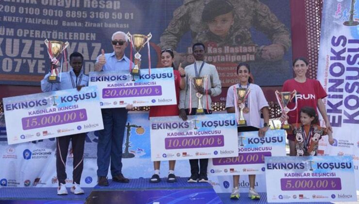 Yılın en anlamlı koşusu Antalya’da gerçekleşti