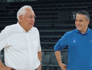 Aydın Örs, Anadolu Efes’in idmanını ziyaret etti