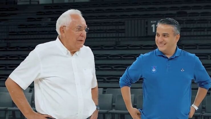 Aydın Örs, Anadolu Efes’in idmanını ziyaret etti