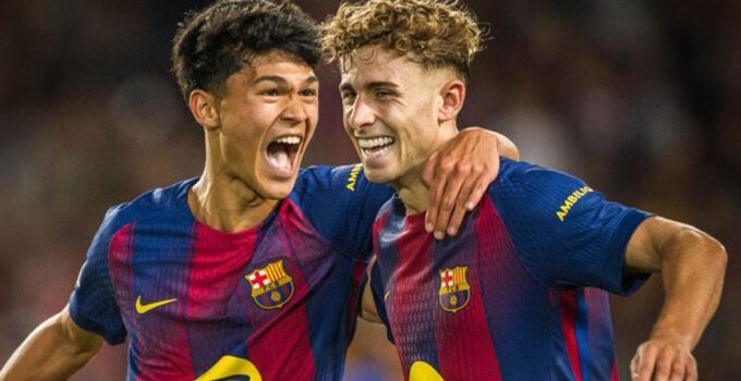 Barça’da 11 dakikada 4 gol, Fermin’den hat-trick! Barcelona – Olympiacos maç sonucu 6-1