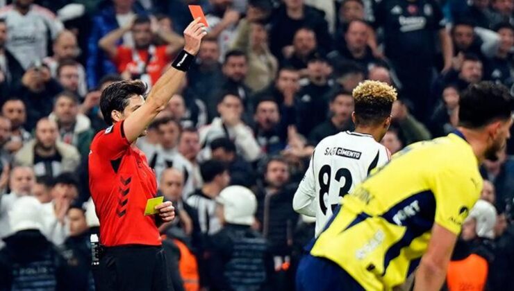 Beşiktaş-Fenerbahçe derbilerinde 34 kırmızı kart çıktı