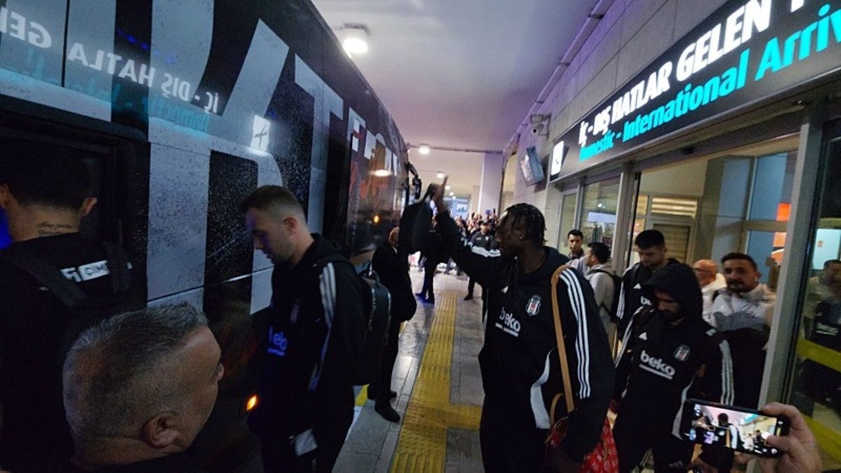 Beşiktaş kafilesi Konya’ya geldi