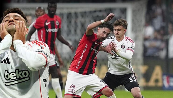 Beşiktaş sahasında tek golle yıkıldı! Beşiktaş-Gençlerbirliği maç sonucu: 1-2