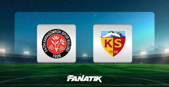 Fatih Karagümrük – Kayserispor maçı ne zaman, saat kaçta ve hangi kanalda?