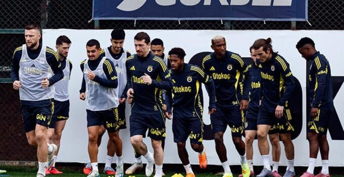 Fenerbahçe koordinasyon ve pas çalıştı