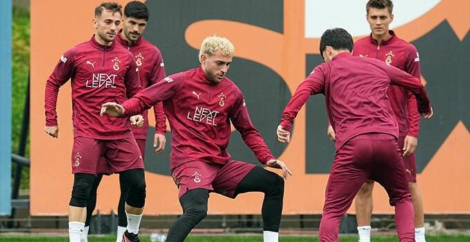 Galatasaray, Başakşehir maçı öncesi pas çalıştı
