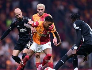Galatasaray-Beşiktaş derbisinde Emirhan Topçu ile Victor Osimhen arasında gergin anlar!