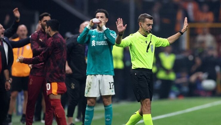 Galatasaray maçında Liverpool’un penaltı kararı VAR’dan döndü!