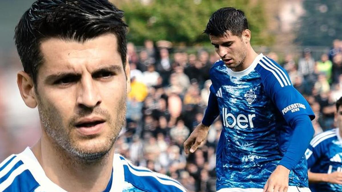 Galatasaray’dan ayrılan Alvaro Morata Como’da yokları oynuyor