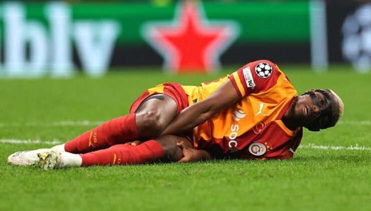Galatasaray’da Victor Osimhen şoku! Oyuna devam edemedi!