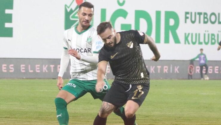 Iğdır 1 puanı 89’da kurtardı! Iğdır FK – Boluspor maç sonucu 1-1