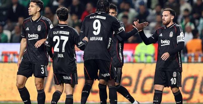 Konya’da kazanan Beşiktaş! Konyaspor-Beşiktaş maç sonucu: 0-2