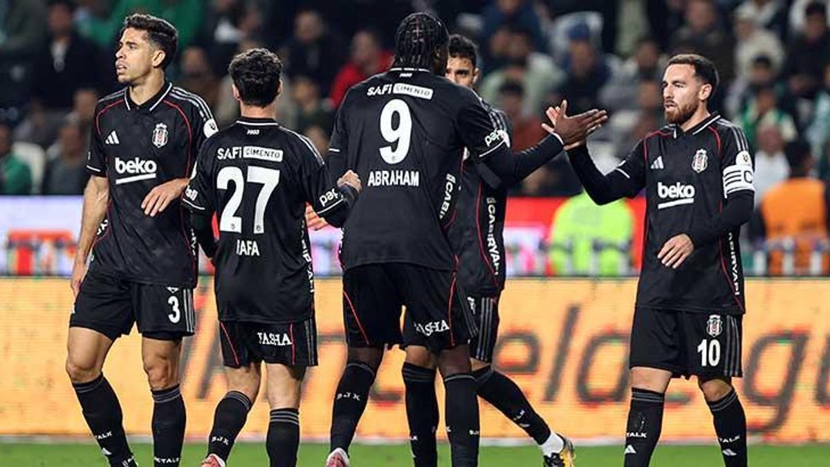 Konya’da kazanan Beşiktaş! Konyaspor-Beşiktaş maç sonucu: 0-2
