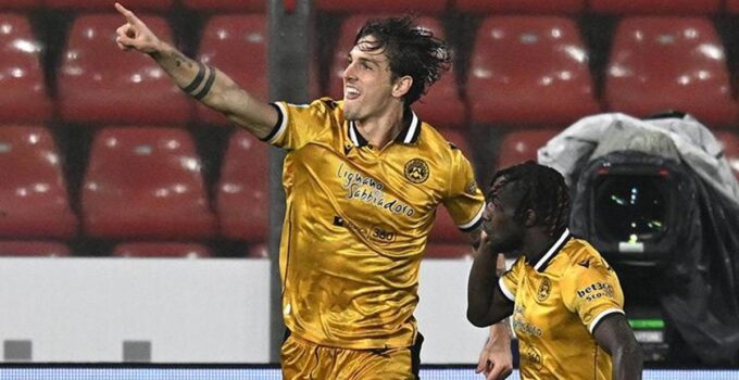 Nicolo Zaniolo, Udinese’de siftah yaptı!