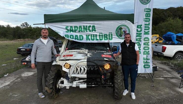 Off-Road’ın şampiyonluk kupası Sapanca’ya geldi
