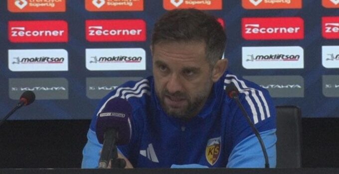 Radomir Dalovic: Bu maçtan çıkarmamız gereken dersler var