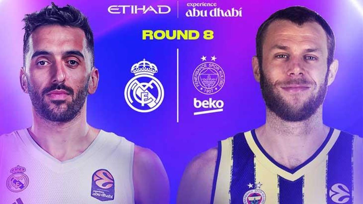 Real Madrid – Fenerbahçe Beko maçı ne zaman, saat kaçta, hangi kanalda? (EuroLeague 8. hafta)