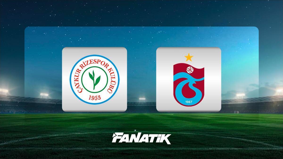 CANLI | Çaykur Rizespor – Trabzonspor maçı ne zaman, saat kaçta ve hangi kanalda? (Muhtemel ilk 11’ler)