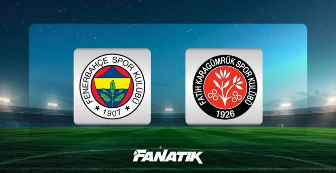 CANLI |  Fenerbahçe – Karagümrük maçı ne zaman, saat kaçta, hangi kanalda? (Süper Lig’de 9. hafta)