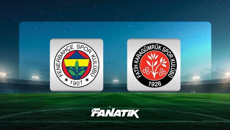 CANLI |  Fenerbahçe – Karagümrük maçı ne zaman, saat kaçta, hangi kanalda? (Süper Lig’de 9. hafta)