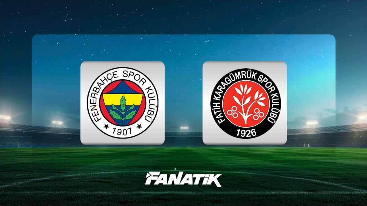 CANLI |  Fenerbahçe – Karagümrük maçı ne zaman, saat kaçta, hangi kanalda? (Süper Lig’de 9. hafta)