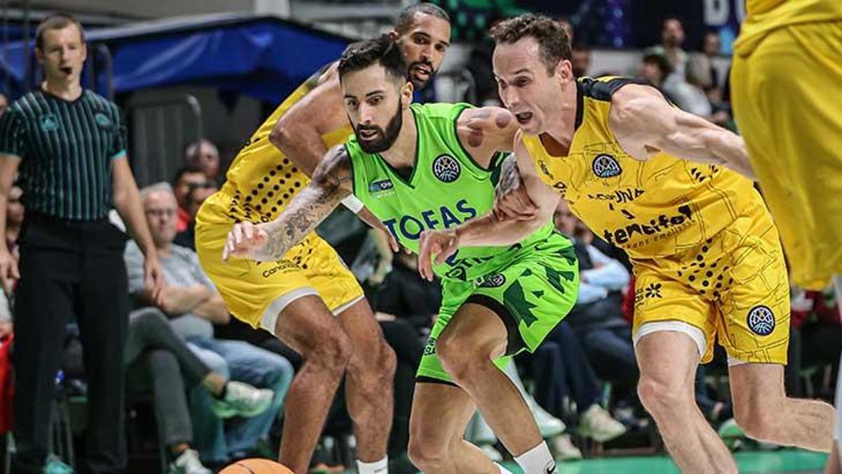 TOFAŞ evinde La Laguna Tenerife’ye farklı mağlup! (Maç Sonucu 64-81)