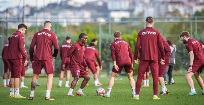 Trabzonspor, Eyüpspor maçı hazırlıklarına başladı