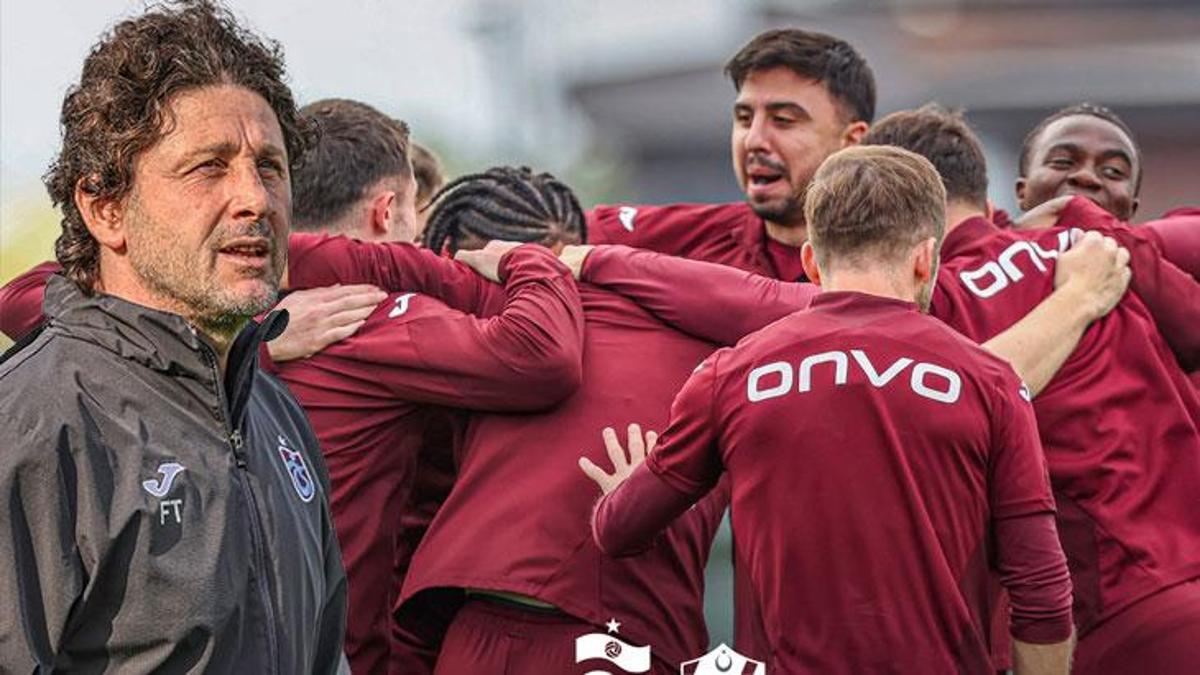 Trabzonspor’da 1 formaya 3 aday: Fatih Tekke Eyüpspor maçı için 10 ismi belirledi
