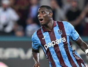 Trabzonspor’un golcüsü Paul Onuachu golleri ile takımını sırtlıyor!
