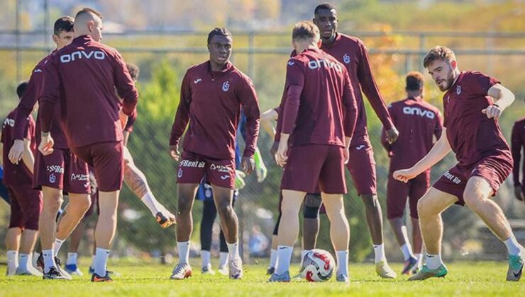 Trabzonspor’un Galatasaray maçı kamp kadrosu açıklandı!