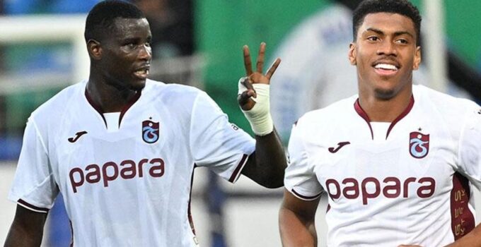 Trabzonspor’un muhteşem ikilisi fark yaratıyor! Takımı sırtladılar