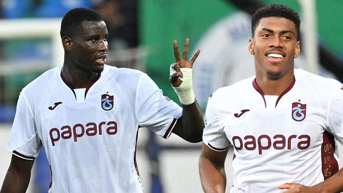 Trabzonspor’un muhteşem ikilisi fark yaratıyor! Takımı sırtladılar