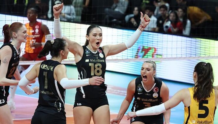 VakıfBank Galatasaray’a set vermedi