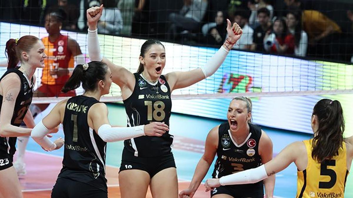 VakıfBank Galatasaray’a set vermedi