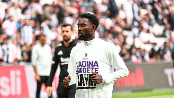 Beşiktaş ve Samsunspor’dan anlamlı mesaj! Kadına şiddete hayır