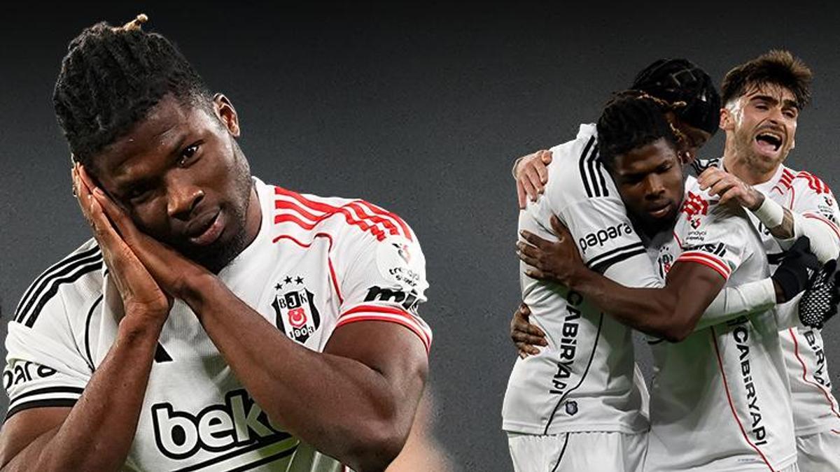 El Bilal Toure’den şık gol! Beşiktaş formasıyla 3. kez attı